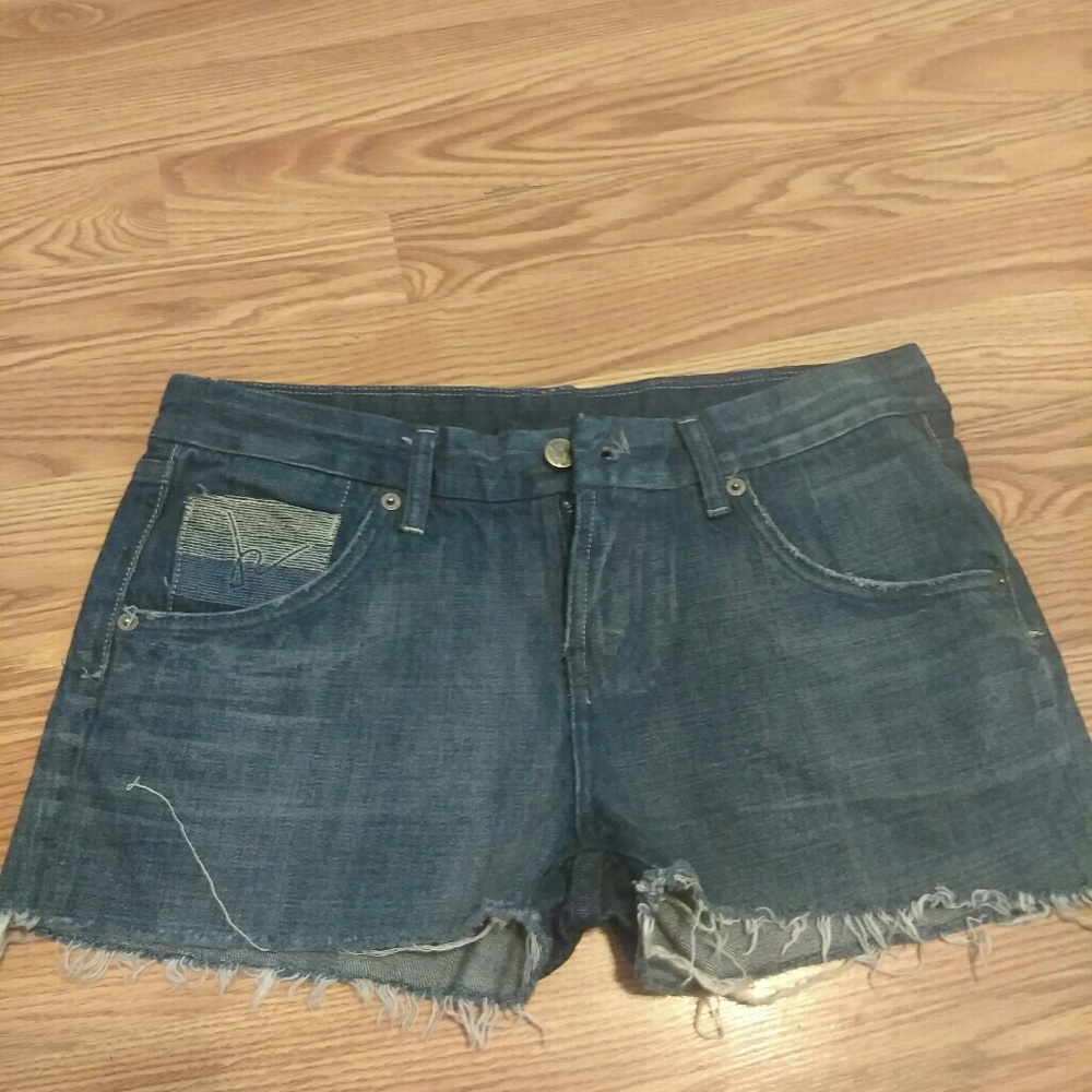 Citizens of humanity dark wash shorts